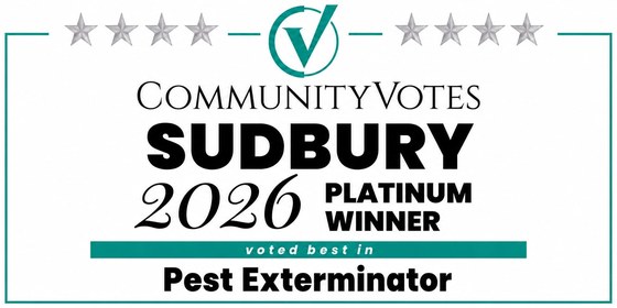 Community Votes Sudbury 2026 Platinum Winner — voted best Pest Exterminator